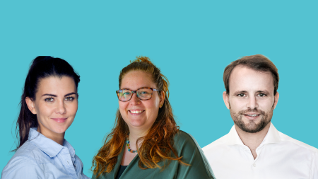 Da sinistra a destra: Lisa-Maria Eigen, Fabienne Unger, Robin Kleiner