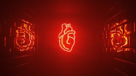 coeur rouge