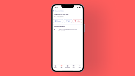Overview of the Compassana e-prescription app